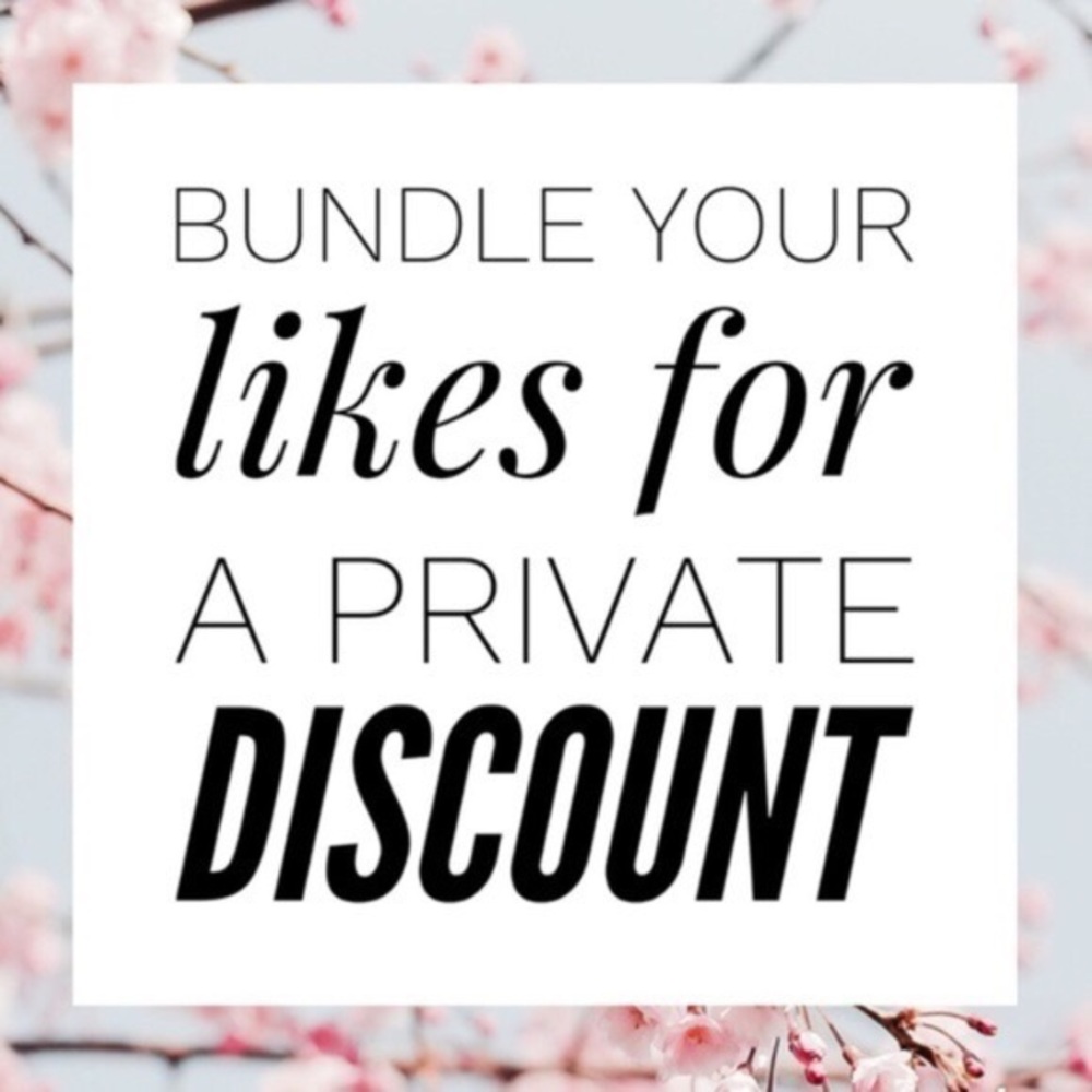 Bundle 2 or more items for a private discount